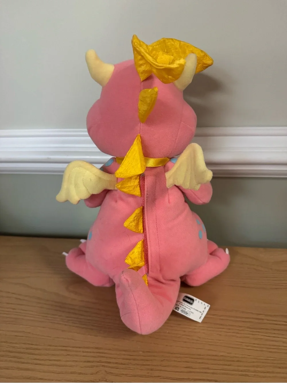 Vintage 1999 Dragon Tales Cassie Talking Light Up Plush Playskool Hasbro 14